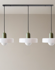 SoftGlow | 3-head Bauhaus Colored Glass Pendant Lamp for Home Living 15