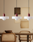 SoftGlow | 3-head Bauhaus Colored Glass Pendant Lamp for Home Living 3