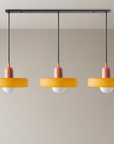 SoftGlow | 3-head Bauhaus Colored Glass Pendant Lamp for Home Living 9