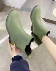 SoftSplash | Stylish Comfortable Waterproof Slip-On Rain Boots for Women 5