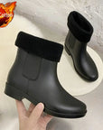 SoftSplash | Stylish Comfortable Waterproof Slip-On Rain Boots for Women 6
