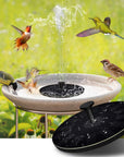 Solar Bird Bath Fountain with Eco-Friendly Design – Relaxing Water Sounds for Garden, Patio, or Balcony 1