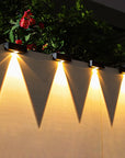 Solar Outdoor Light Fixtures Weatherproof LED Lamp for Pathways and Gardens 0