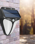 SolaraLight | Modern Solar Wall Lantern with Motion Sensor for Outdoor Use 0
