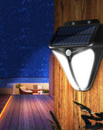 SolaraLight | Modern Solar Wall Lantern with Motion Sensor for Outdoor Use 4