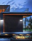 SolaraLight | Modern Solar Wall Lantern with Motion Sensor for Outdoor Use 5