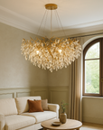 Solenor | Round Crystal Chandelier for Sophisticated Interior 1