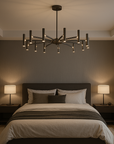 Solithra | Minimalist 12 Heads Contemporary Chandelier 1