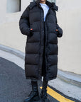 Sophia | Stylish Warm Long Puffer Coat for Women 0