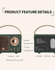 SoundEra | Retro Wireless Speaker for Rich Audio & Timeless Style 2