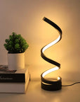 SpiralGlow - Elegant LED Lamp with Dimming Function 1