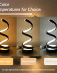 SpiralGlow - Elegant LED Lamp with Dimming Function 3