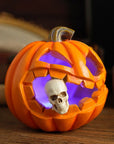 Spooky Realistic Jack O'Lantern Halloween Decoration | Skull Prop 1