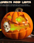 Spooky Realistic Jack O'Lantern Halloween Decoration | Skull Prop 4