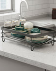 Stainless Steel | Elegant Space-Saving Foldable Dish Rack 0