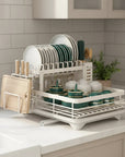 Stainless Steel | Elegant Space-Saving Foldable Dish Rack 3
