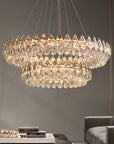 StarkGlow | Sophisticated Crystal Ring Chandelier 3