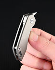 SteelNomad | Compact Titanium Keychain Knife for Travel and Utility 4