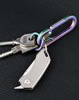 SteelNomad | Compact Titanium Keychain Knife for Travel and Utility 5