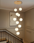 Steellan | Elegant Scandinavian Staircase Chandelier 1