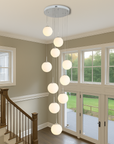 Steellan | Elegant Scandinavian Staircase Chandelier 2