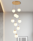 Steellan | Elegant Scandinavian Staircase Chandelier 5