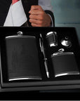 StellarCraft | Stylish Portable Stainless Steel Hip Flask Set for Travel 3