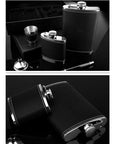 StellarCraft | Stylish Portable Stainless Steel Hip Flask Set for Travel 4