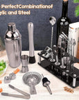 StellarMix | Elegant Stainless Steel Cocktail Shaker Set for Home Bartenders 3