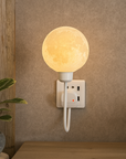 StoneGlow | Plug-in Moon Wall Lamp for Elegant Interior 0
