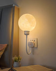 StoneGlow | Plug-in Moon Wall Lamp for Elegant Interior 1