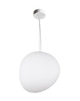 StoneLuxe - Modern Cream Glass Suspension Lamp 3