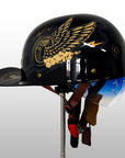 Stylish Motorcycle Helmet with DOT and ECE Certification – Lightweight ABS Shell and Multi-Density EPS Safety Buffer 0