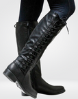 Stylish Women's Knee High Boots – Comfortable Black High Boots for Versatile Outfits 0