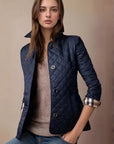 Stylish Women's Quilted Jacket with Button-Up Design - Lightweight and Warm for All Seasons 2