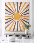 SunbeamWeave | Stylish Earthy Bohemian Wall Tapestry for Modern Decor 0