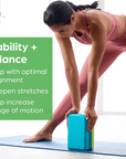 SupportFlex | Yoga Foam Block for Balance, Posture Support & Stretching 7