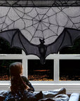 Table Runner Black Lace Halloween Decoration 3