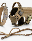 Tactical Dog Harness with Handle, Adjustable Fit and Reflective Details for Training and Safety 11