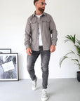 TailorEdge | Buttoned Shirt Jacket for Men with Chest Pockets 4