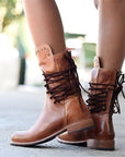 Tatiana | Stylish Rugged Mid Calf Boots for Women 3