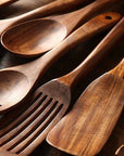 TeakChef | Wooden Kitchen Utensil Collection in Premium Teak Finish 3
