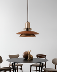 Tenora | Walnut Wood Low Pendant Lamp 5
