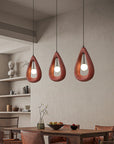 Terrance | Japandi Oval Pendant Lamp with Sleek Lines 4