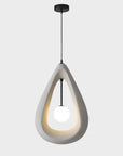 Terrance | Japandi Oval Pendant Lamp with Sleek Lines 7