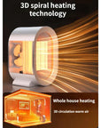 ThermoWave | Compact Efficient Electric Space Heater with Adjustable Settings 3