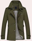 Thijs | Autumn Trench Coat for Men with Classic Tailored Cut 3