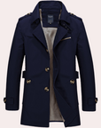 Thijs | Autumn Trench Coat for Men with Classic Tailored Cut 6