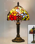 Tiffany-Style Desk Lamp with Adjustable Gooseneck – Handcrafted Colorful Glass Design for Home and Office 0