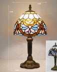 Tiffany-Style Desk Lamp with Adjustable Gooseneck – Handcrafted Colorful Glass Design for Home and Office 10